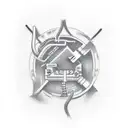 electrician dad tattoo design idea