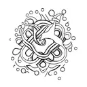 purple rain tattoo design idea