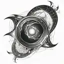 wormhole interstellar tattoo design idea