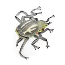 scorpion frog and turtle tattoo design idea