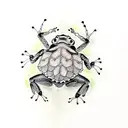 scorpion frog and turtle tattoo design idea