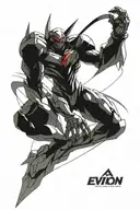 evangelion touch tattoo design idea