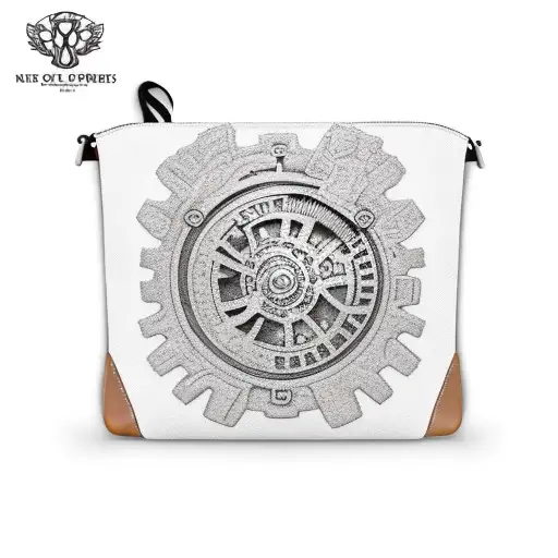 gears and pipes steampunk pattern coming through honeycomb large sleeve tattoo design idea