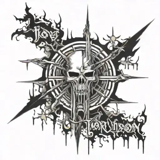  Joey Jordison all hope is gone album cover art tattoo design idea