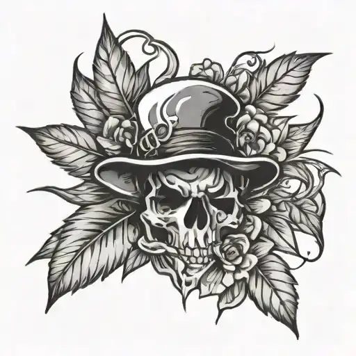 Stoner tattoo design idea
