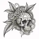 Stoner tattoo design idea