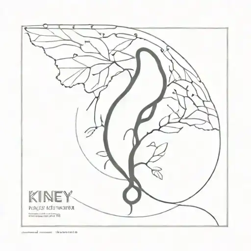 kidney transplantation tattoo design idea