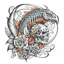 CT tattoo design idea