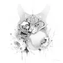 Nothing lasts forever tattoo design idea