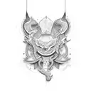 A old school weight scale  tattoo design idea