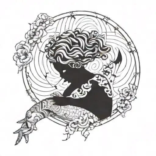 Inner child break free tattoo design idea