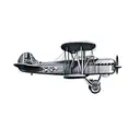 a biplane tattoo design idea