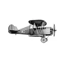 a biplane tattoo design idea