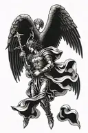 archangel raphael shoulder tattoo tattoo design idea
