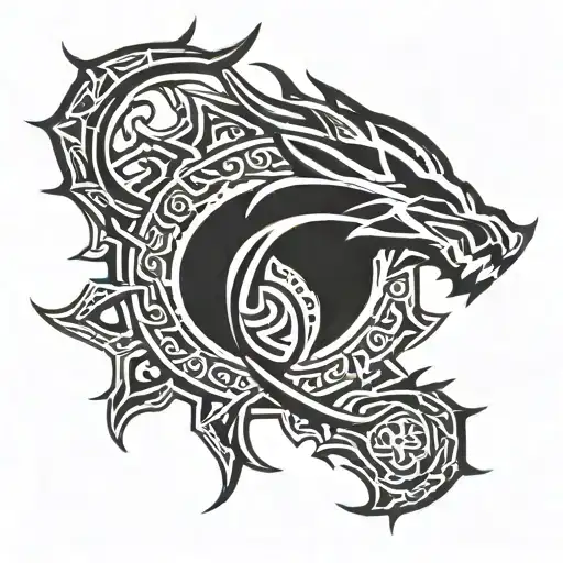 Skyrim Logo tattoo design idea