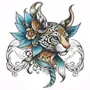 maya look tattoo design idea