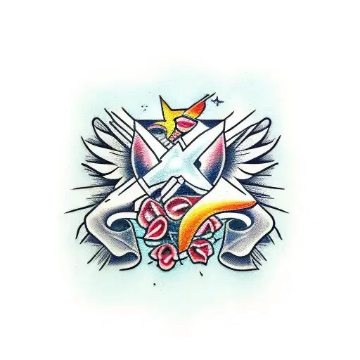 Creation of Adam tattoo design idea