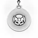 baseball themed with dog tag tattoo design idea