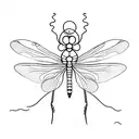 Dragonfly tattoo design idea