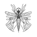 Dragonfly tattoo design idea
