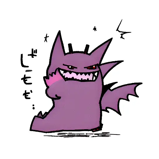 Gengar tattoo design idea