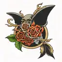 2003 and crown  tattoo design idea