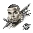 Chris brown tattoo design idea