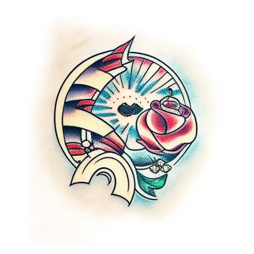 Maya cosmovision tattoo design idea