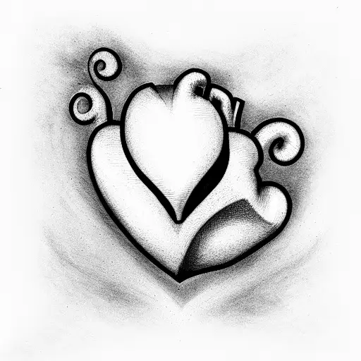 11 Heart Love tattoo design idea