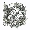 athena aphrodite and hera tattoo design idea