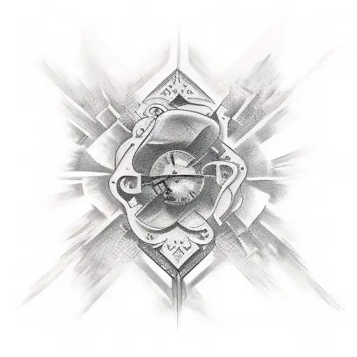 Scroll tattoo design idea