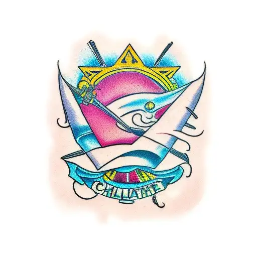 challenge fate tattoo design idea