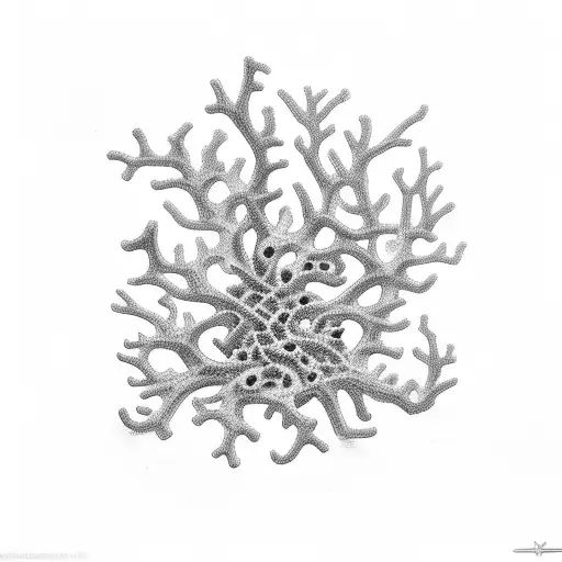 coral tattoo design idea