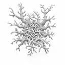 coral tattoo design idea