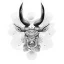 Minotaur tattoo design idea