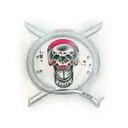 steamroller from front tattoo design idea