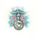 steamroller from front tattoo design idea