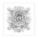 steamroller from front tattoo design idea