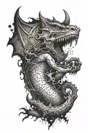 accident scene who means stregth courage and personal victory after a period of pain and suffering tattoo design idea