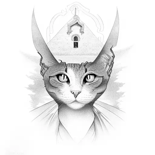 open door to secret garden tattoo design idea