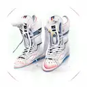 Morango e andando de skate tattoo design idea