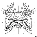 Morango  andando de skate tattoo design idea