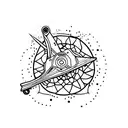 Morango  andando de skate tattoo design idea