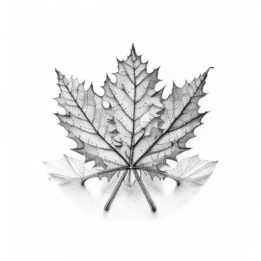 swamp white oak leaves pauldron tattoo design idea