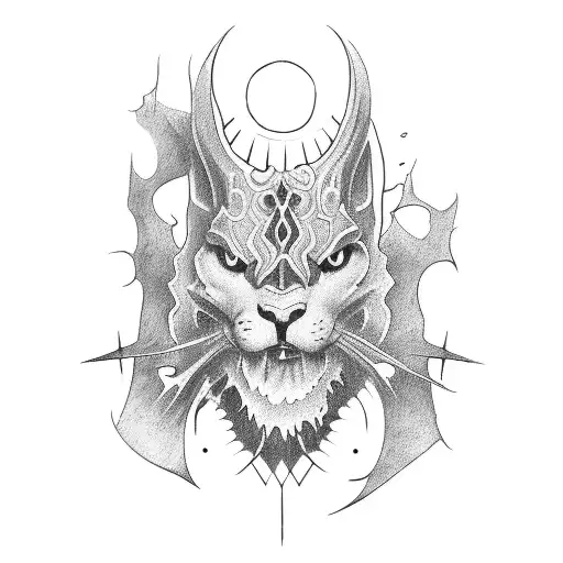 Gothic iron black gate tattoo design idea
