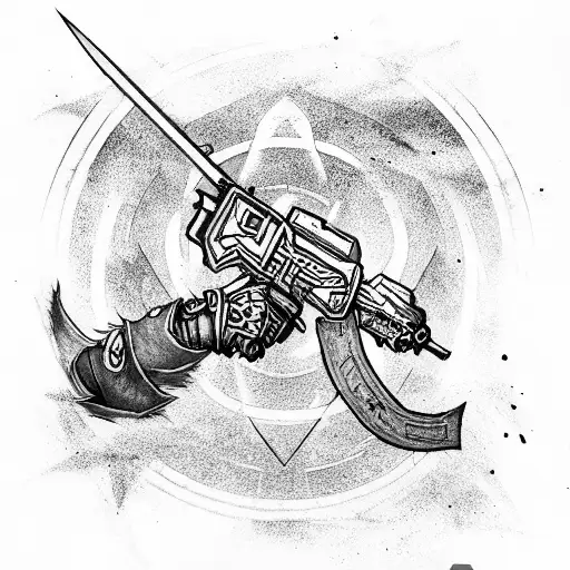 Destiny game tattoo design idea