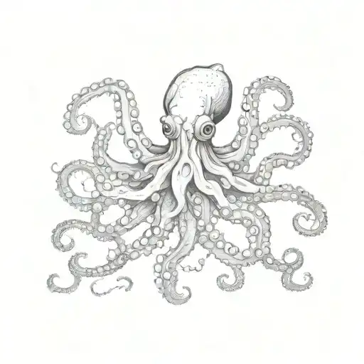 octopus,sea,poseidon tattoo design idea