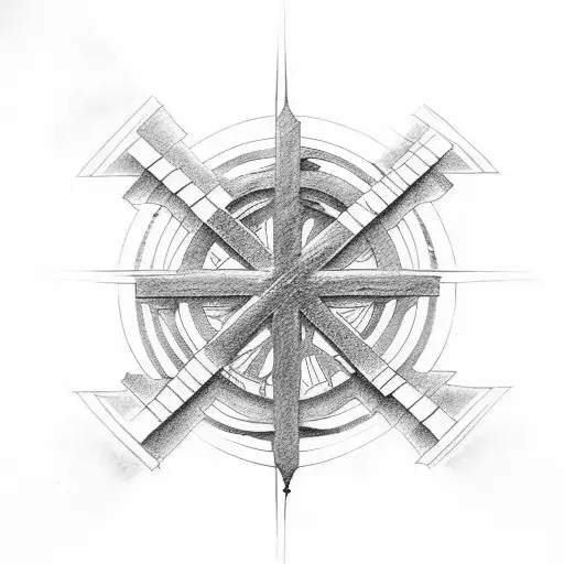 Christian Cross. Romans 6. praise and worship. sola fide tattoo design idea