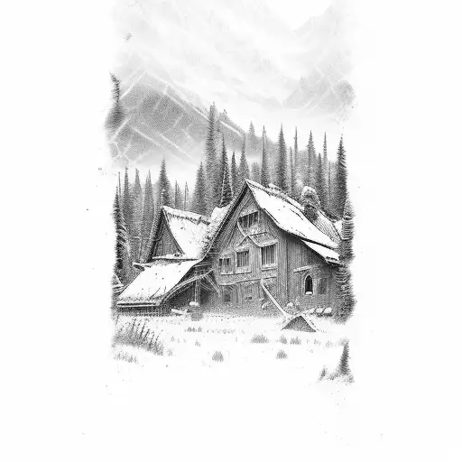 valley  Plowed field prophet gold bar tattoo design idea