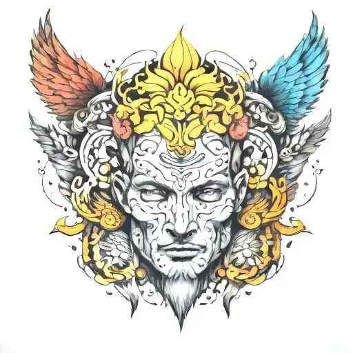 Sigma Male tattoo design idea